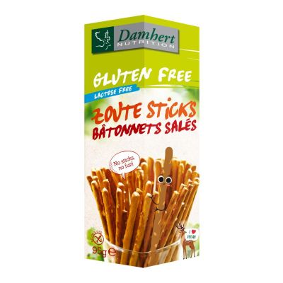Zoute sticks glutenvrij 95 gram - Zoutjes/chips