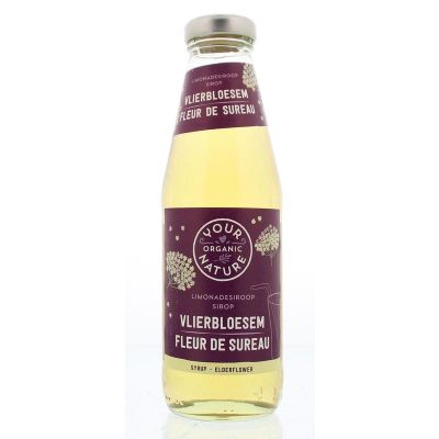 Your Organic Nat Limonadesiroop vlierbloesem 500 ml - Dranken
