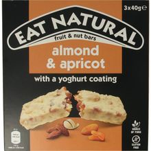 Foto van Eat Natural Almond / apricot / yoghurt 3 x 40 gram