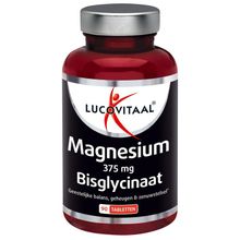 Foto van Lucovitaal Magnesium 375mg bisglycinaat