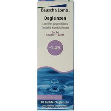 Foto van Bausch & Lomb Bausch+lomb daglenzen -1,25