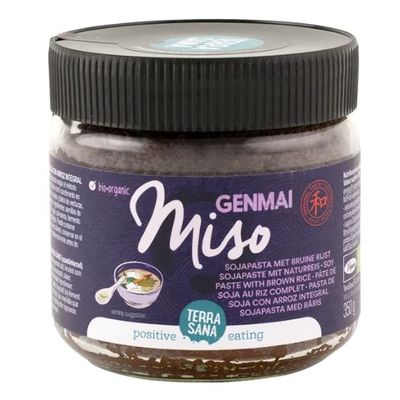 Terrasana Genmai miso ongepasteuriseerd glas