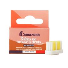 Foto van Lamazuna Set of 3 toothbrush heads soft S