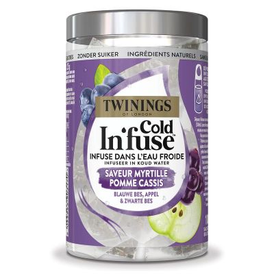 Twinings Cold infuse blauwe bes appel zwarte bes