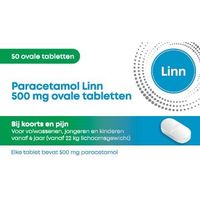 Linn Pharma Paracetamol ovaal 500mg