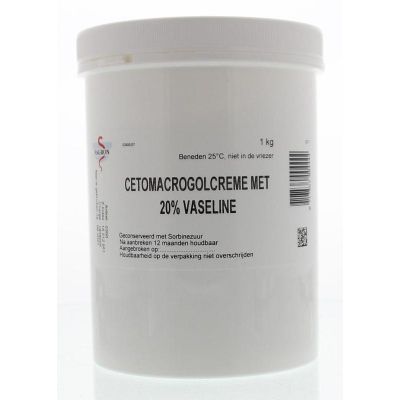 Fagron Cetomacrogol creme 20% vaseline 1000 gram - Overig lichaam