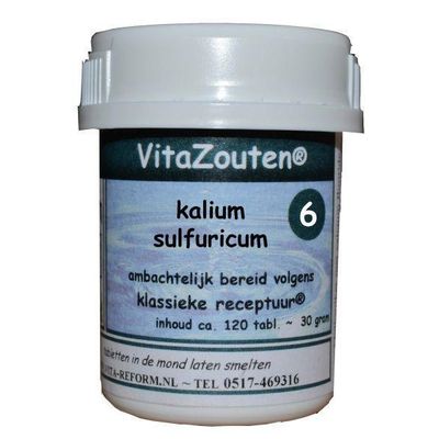 Foto van Kalium sulfuricum VitaZout Nr. 06