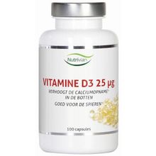 Foto van Nutrivian Vitamine D3 25 mcg