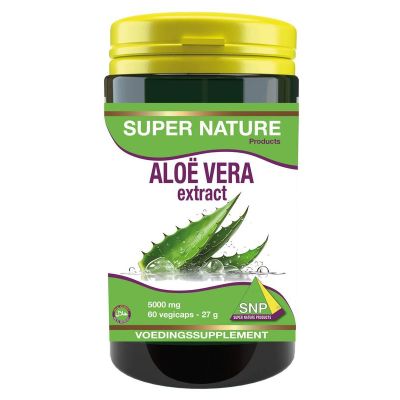 SNP Aloe vera 5000 mg puur 60 capsules - Fytotherapie