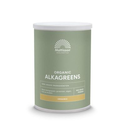 Mattisson Organic Alkagreens poeder Mattisson Organic Alkagreens poeder 300 gram - Fytotherapie