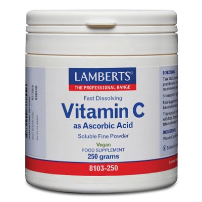 Lamberts Vitamine C ascorbinezuur Foto van Lamberts Vitamine C ascorbinezuur