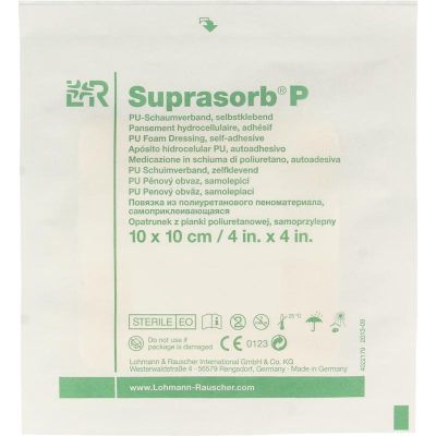 Suprasorb P Pu-schuimverband 10 x 10cm