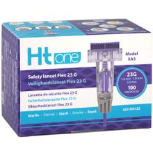 Foto van Ht One veiligheidslancet Flex 23G 