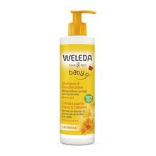 Foto van Weleda Calendula shampoo & douchecreme bio