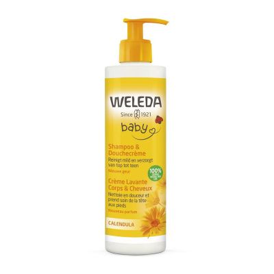 Weleda Calendula shampoo & douchecreme bio 400 Milliliter - Overig lichaam