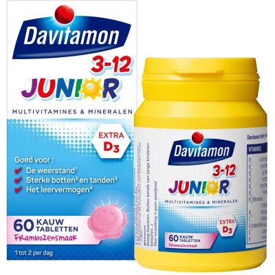 Davitamon Junior 3+ framboos