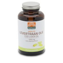 Foto van Mattisson Levertraanolie 1000 mg met vitamine A/D