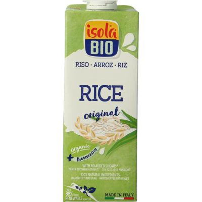 Isola Bio Rijstdrank naturel 1 liter - Dranken