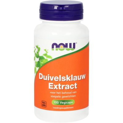 NOW Duivelsklauw extract NOW Duivelsklauw extract 100 Vegetarische capsules - Fytotherapie