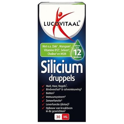 Lucovitaal Silicium druppel Lucovitaal Silicium druppel 30 Milliliter - Overige vitaminen/mineralen
