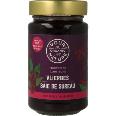 Your Organic Nat Fruit beleg vlierbes bio 250 gram - Beleg