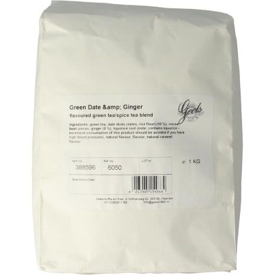 Geels Green date & ginger 1 kilogram - Thee