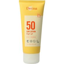 Derma Sun lotion SPF50 Foto van Derma Sun lotion SPF50