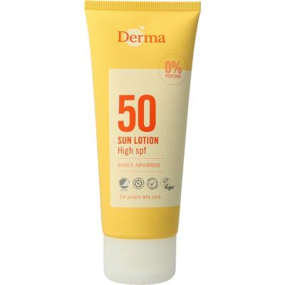 Derma Sun lotion SPF50 Derma Sun lotion SPF50 100 milliliter - In de zon