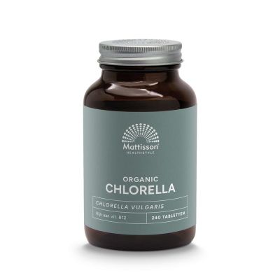 Foto van Mattisson Chlorella 500 mg bio