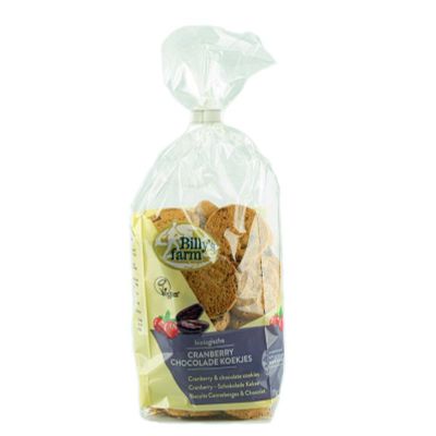 Billy'S Farm Cranberry choco cookies 175 gram - Koek