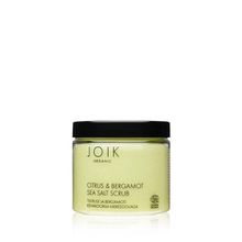 Foto van Joik Citrus & bergamot sea salt scrub organic vegan