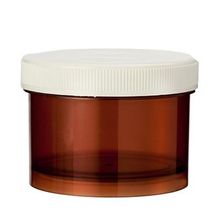 Foto van Tabletflacon 75 ml bruin met dop