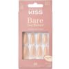 Afbeelding van Kiss Bare but better nails nude drama