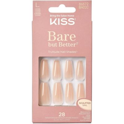 Kiss Bare but better nails nude drama