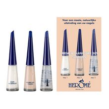 Foto van French manicure set salmon 3 x 10 ml