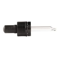 Helios Holland Pipet glas zwart 10ml