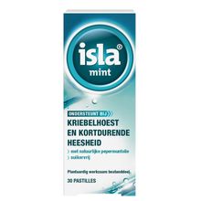Mint keelpastille Foto van Mint keelpastille