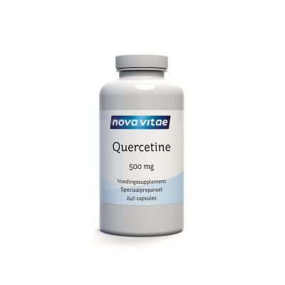 Nova Vitae Quercetine 500 mg Nova Vitae Quercetine 500 mg 240 Vegetarische capsules - Overige vitaminen/mineralen