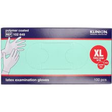 Foto van Klinion Onderzoekshandschoen prot latex XL poedervrij
