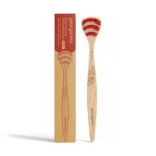 Foto van Georganics Tongue brush medium beechwood