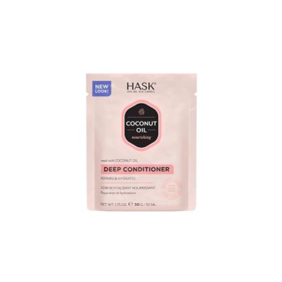 Foto van Hask Monoi coconut oil nourishing deep conditioner
