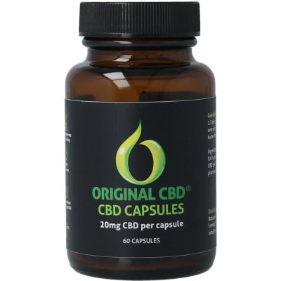 CBD Original CBD olie 20mg 60 capsules - Algemeen