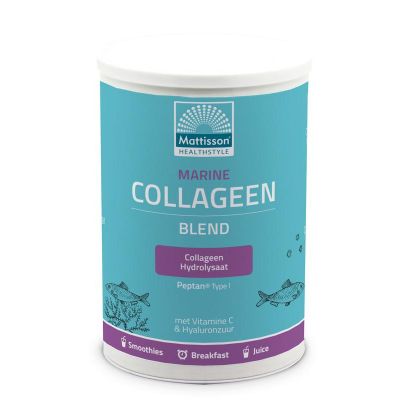 Mattisson Marine collageen poeder blend Peptan 300 gram - Overige vitaminen/mineralen