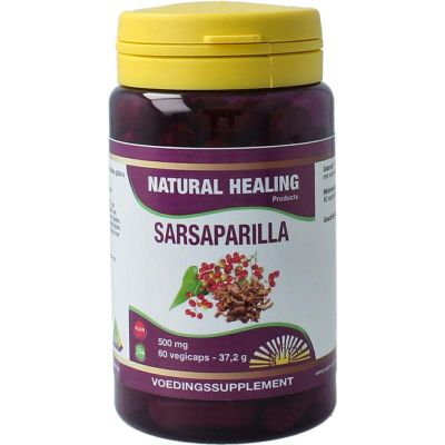 NHP Sarsaparilla 500 mg puur NHP Sarsaparilla 500 mg puur 60 Vegetarische capsules - Fytotherapie