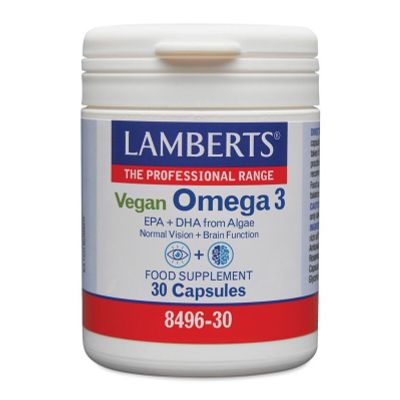 Foto van Lamberts omega 3 vegan l8496/30