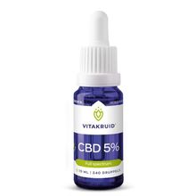 Foto van Vitakruid CBD Olie 5% full spectrum met MCT als drager