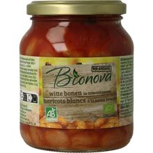 Foto van Bionova Witten bonen in tomatensaus