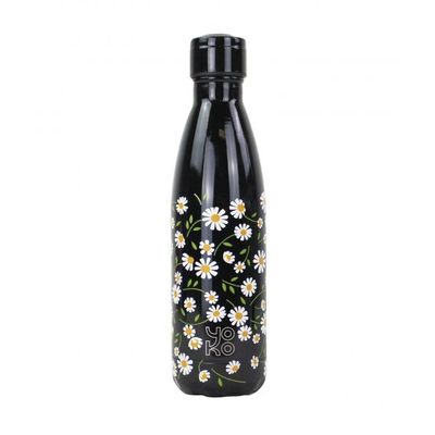 Yoko Drinkfles daisy isotherm 500ml 1 stuk - Overig huishoudelijk