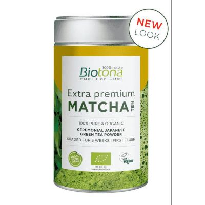 Biotona Extra premium matcha tea poeder bio 80 gram - Overig reform/levensmiddelen