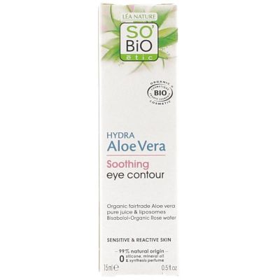 So Bio Etic Aloe vera eyecontour cream 15 Milliliter - Oogverzorging